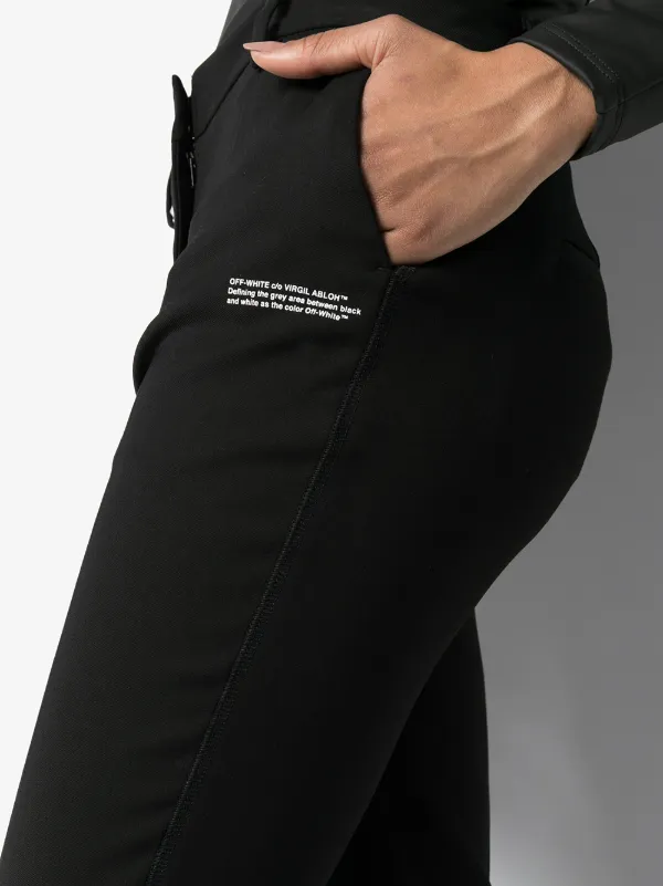 off white cigarette pants