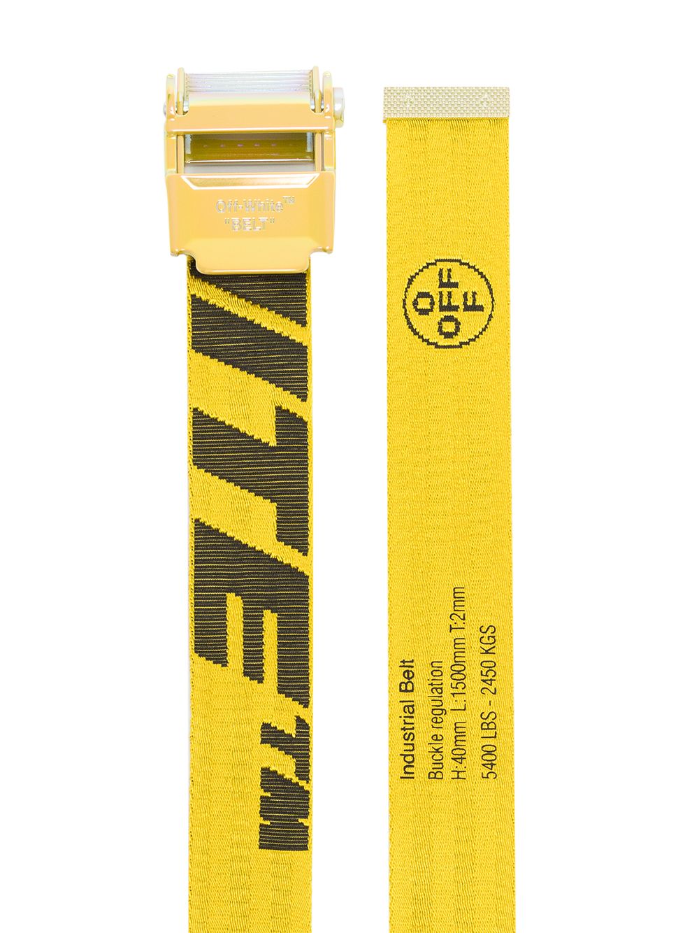 фото Off-white industrial buckled belt