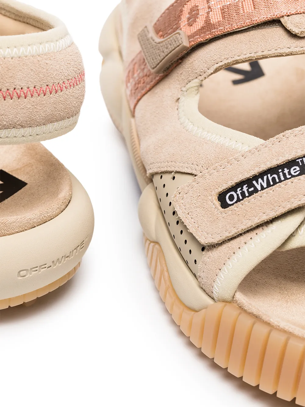 off white trek sandals