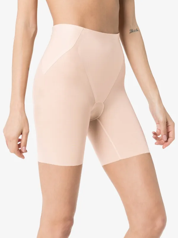spanx haute contour mid thigh short