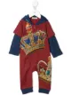 الصورة 1 من Dolce & Gabbana Kids بدلة أطفال بسحّاب وطبعة تاج
