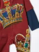 Dolce & Gabbana Kids بدلة أطفال بسحّاب وطبعة تاج