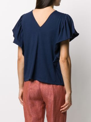 short bell sleeve top展示图