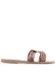 الصورة 1 من Ancient Greek Sandals صندل بنقش جلد ثعبان البيثون