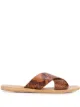 الصورة 1 من Ancient Greek Sandals صندل بنقش جلد الثعبان