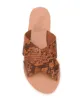 Ancient Greek Sandals صندل بنقش جلد الثعبان