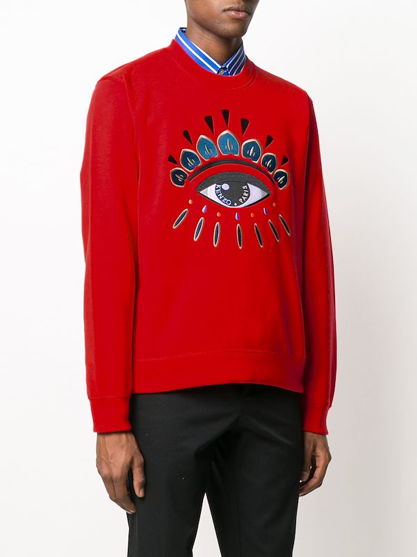 kenzo red eye sweatshirt