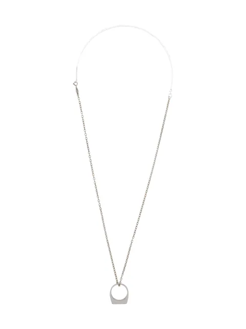 Maison Margiela Décortiqué ring charm necklace