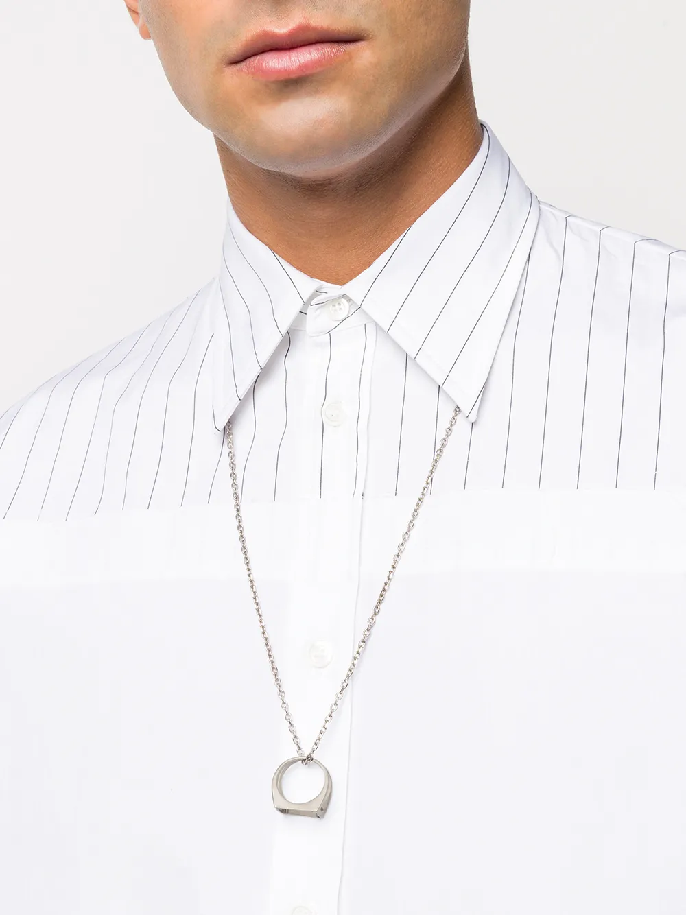 Maison Margiela Décortiqué ring charm necklace | Image 2