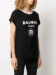 Balmain تيشيرت متباين الألوان بأكمام قصيرة