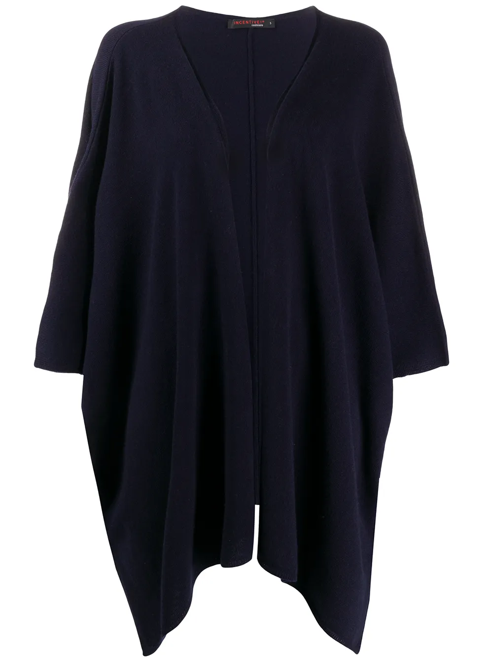Incentive! Cashmere кашемировое пальто-кардиган свободного кроя Incentive! Cashmere кашемировое пальто-кардиган свободного кроя