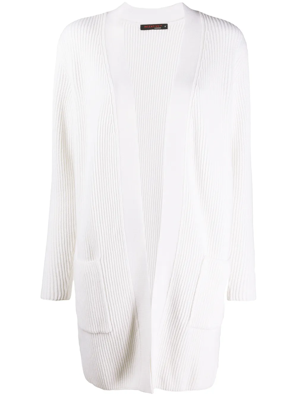 Incentive! Cashmere кашемировое пальто-кардиган в рубчик Incentive! Cashmere кашемировое пальто-кардиган в рубчик
