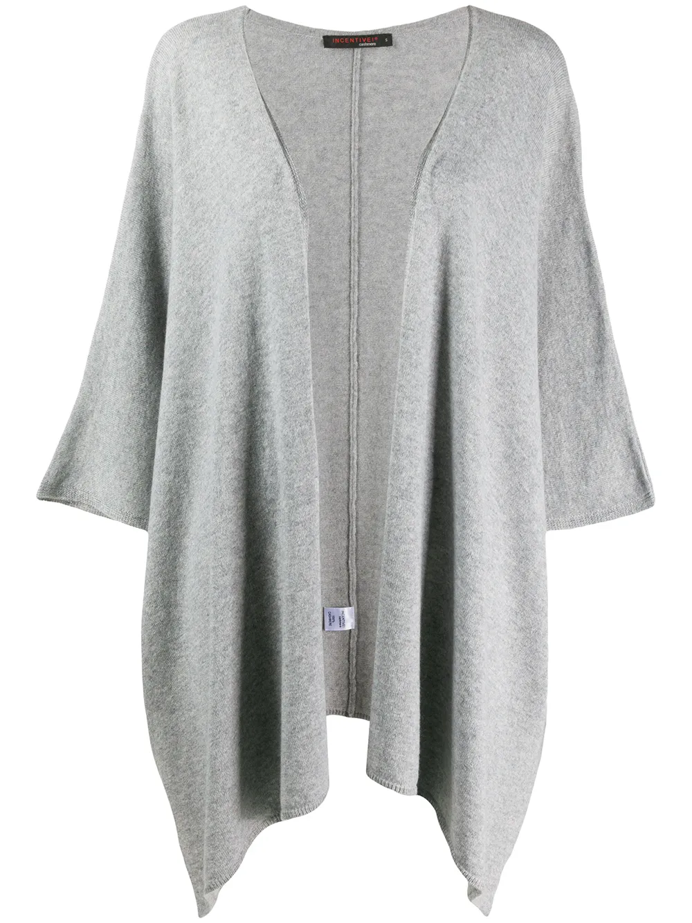 Incentive! Cashmere кашемировое пальто-кардиган свободного кроя Incentive! Cashmere кашемировое пальто-кардиган свободного кроя