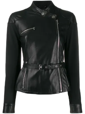 pinko leather jacket