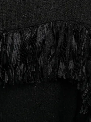 ribbed fringe jumper展示图