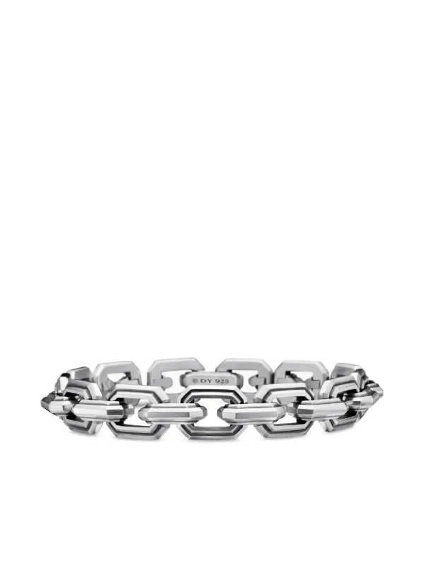 David Yurman Deco Link ブレスレット 11mm スターリングシルバー