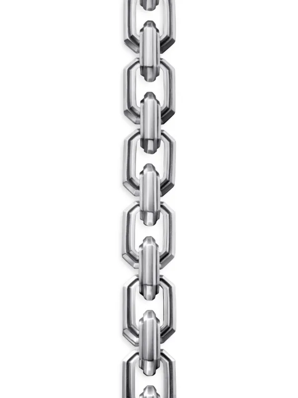 デルタ　プレステージ　スターリングシルバー David Yurman Deco Link ブレスレット 11mm スターリングシルバー