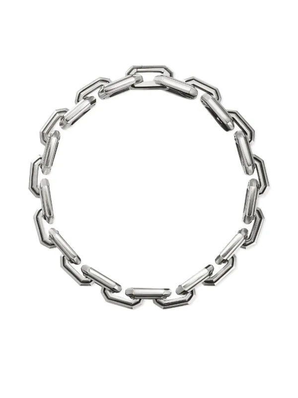 David Yurman Deco Link ブレスレット 11mm スターリングシルバー