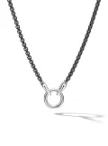 David Yurman Smooth Amulet box chain necklace (2.7mm) - Black