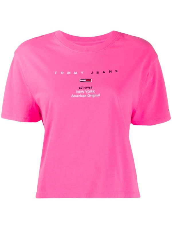 tommy jeans t shirt pink