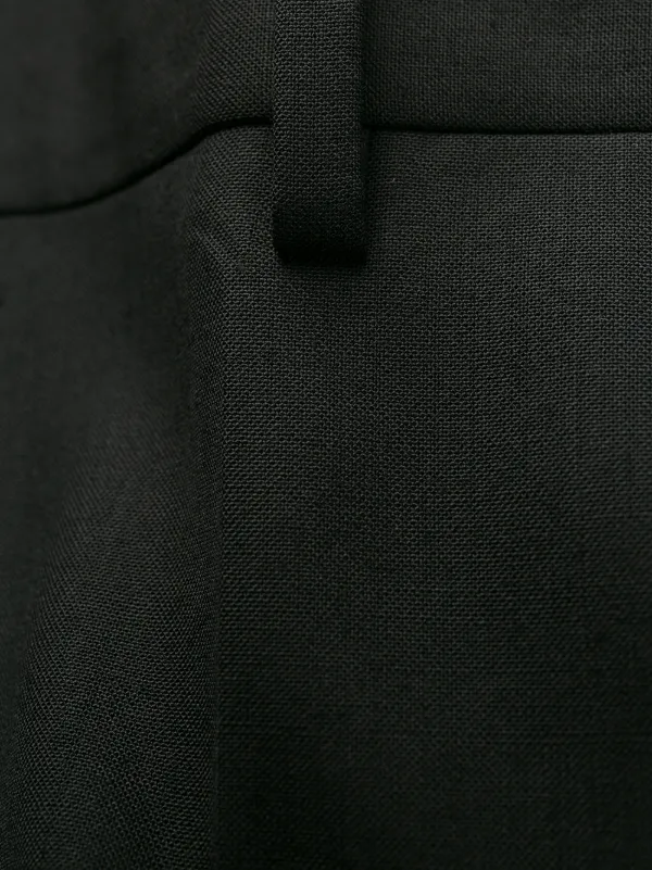 【光沢のある生地感】RICK OWENS ストレート シアー パンツ 光沢のある生地感】RICK OWENS ストレート シアー パンツ
