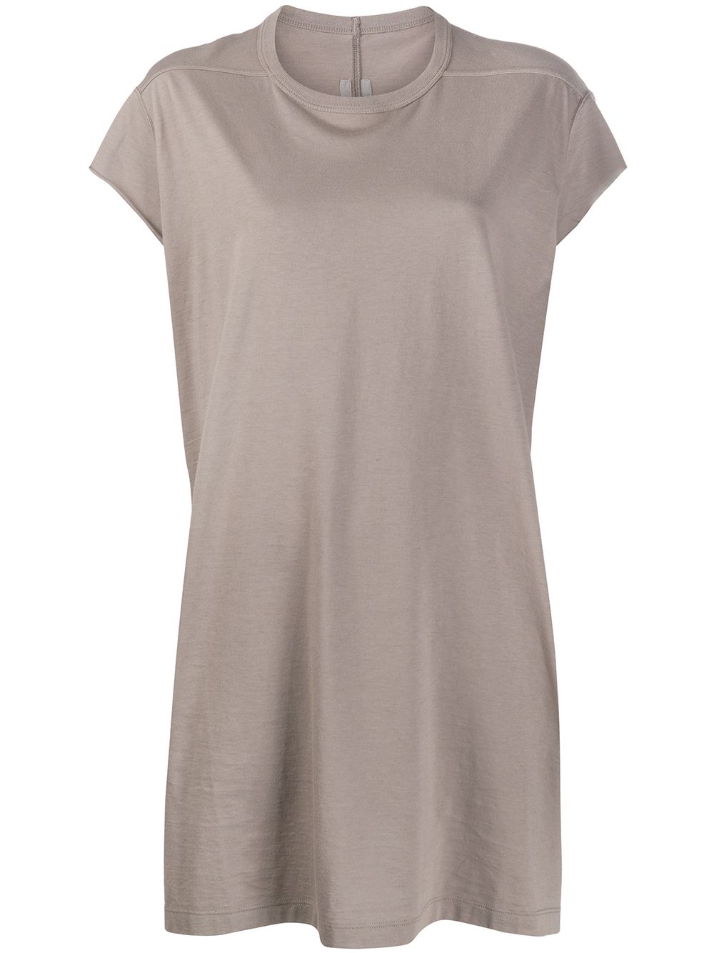 Rick Owens Longline T-shirt In Grey