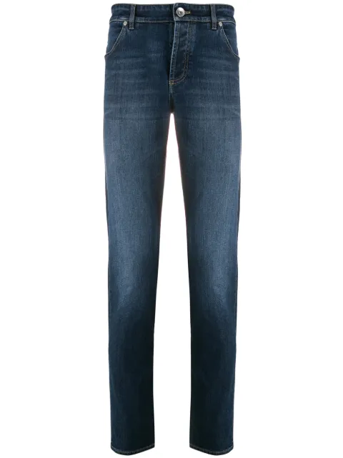 Brunello Cucinelli slim-fit stonewashed jeans