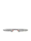 David Yurman sterling silver Classic Cable diamond bracelet (4mm)