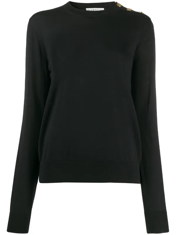 Givenchy Trui Met Knopen Op Schouder Farfetch Heren Truien van Givenchy | Stylight
