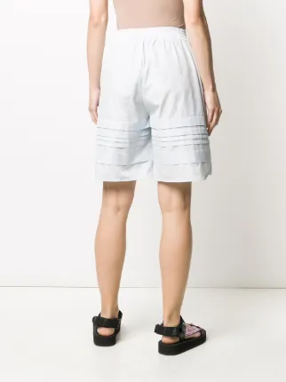 pleated boyfriend shorts展示图