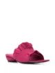 Image 2 of DORA TEYMUR ruched square-toe sandals