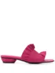 Image 1 of DORA TEYMUR ruched square-toe sandals
