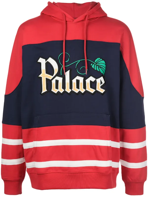 palace red hoodie