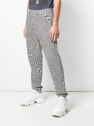 graphic print track pants展示图