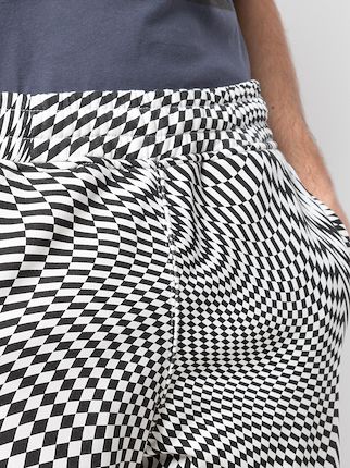 graphic print track pants展示图