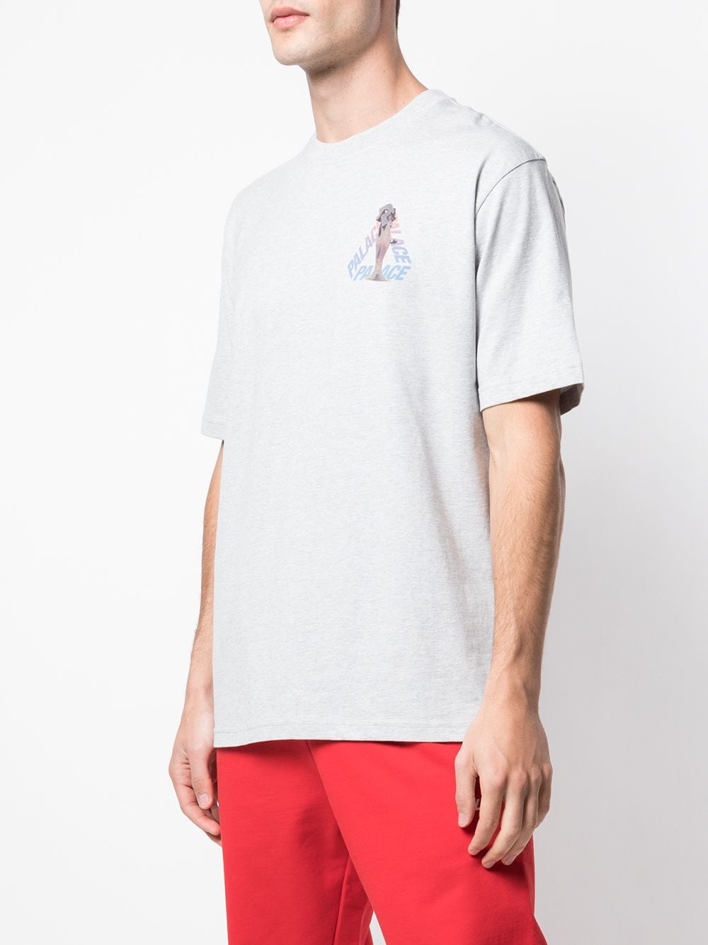 Shop Palace Rolls P3 Crew-neck T-shirt In Grey
