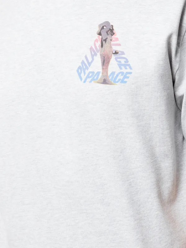 Palace Rolls P3 crew-neck T-shirt | Grey | FARFETCH