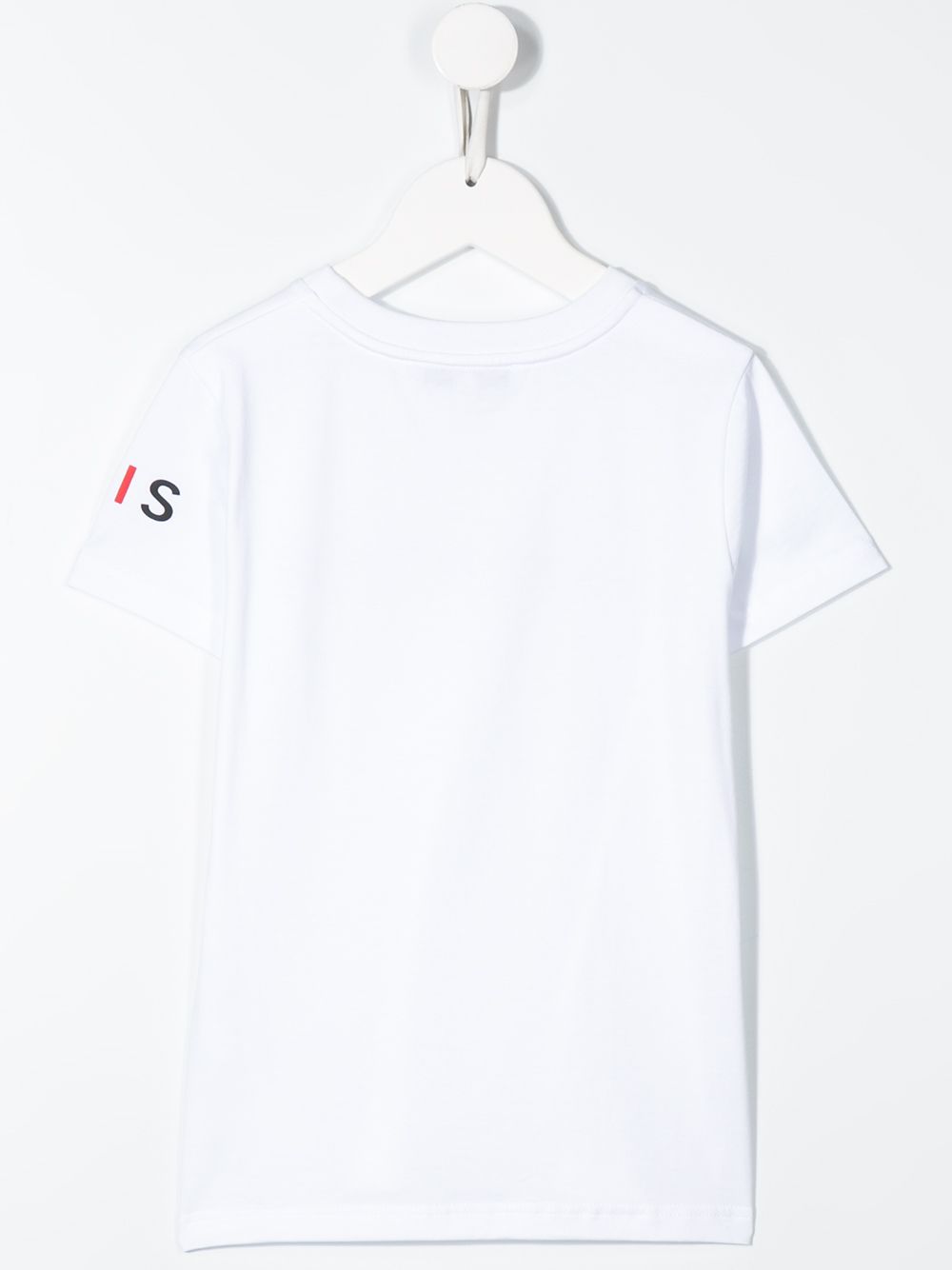 Shop Givenchy Logo Jersey T-shirt In White