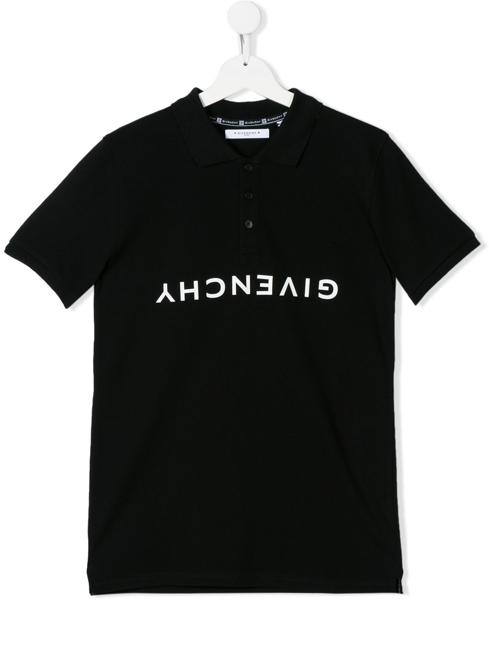 фото Givenchy kids рубашка-поло с логотипом