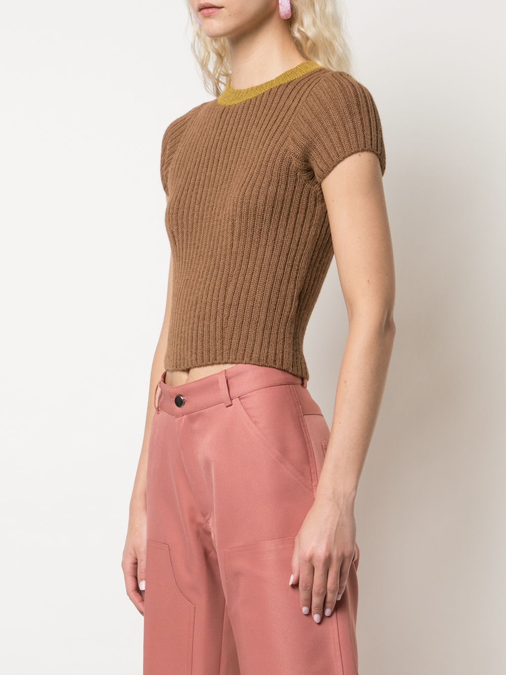 фото Eckhaus latta ribbed knit top