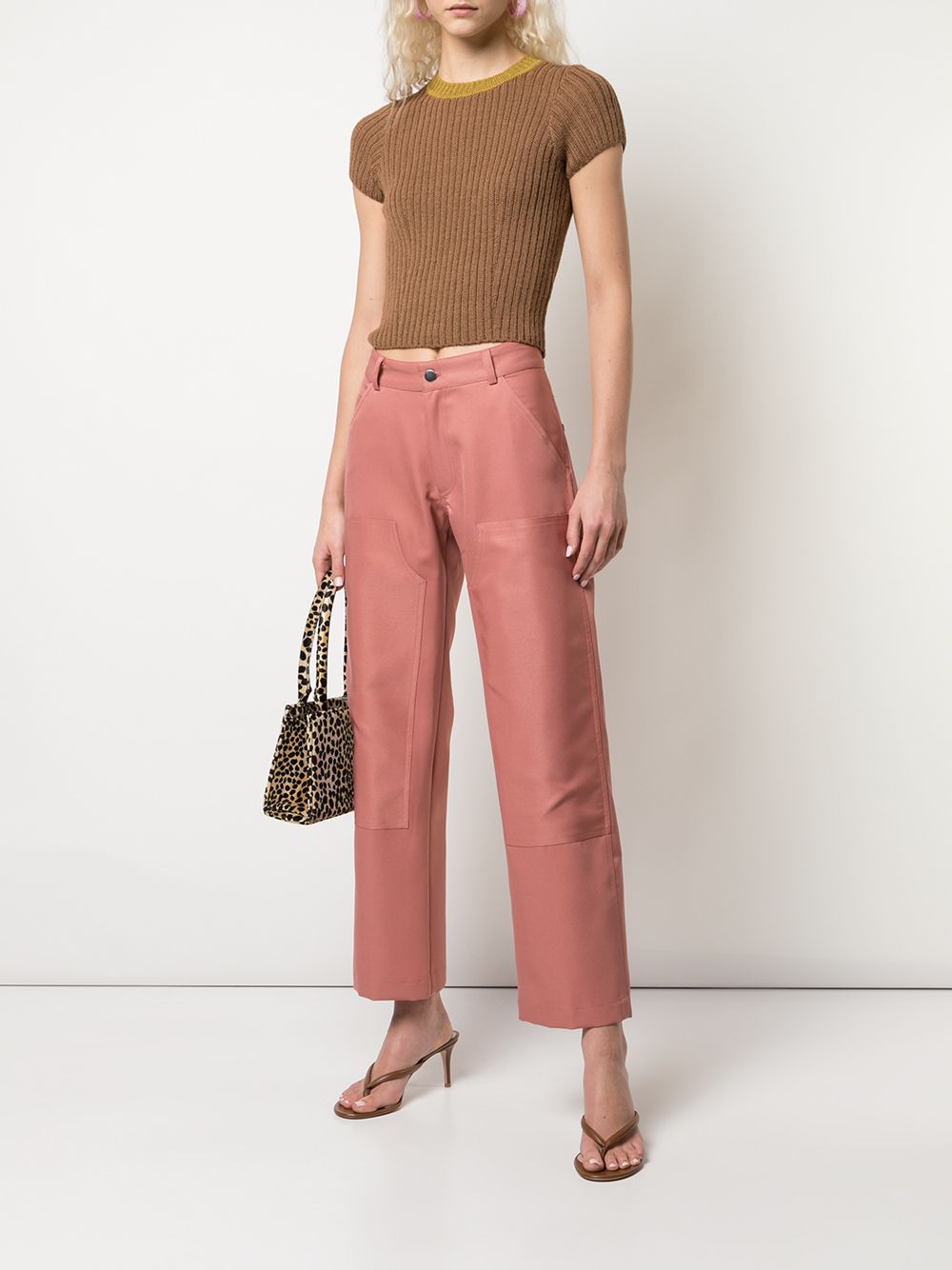 фото Eckhaus latta ribbed knit top