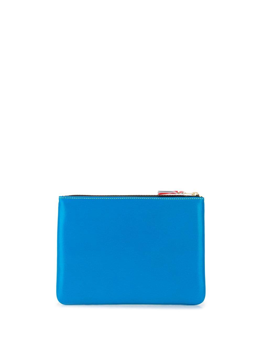 Shop Comme Des Garçons Super Fluo Wallet In Blue