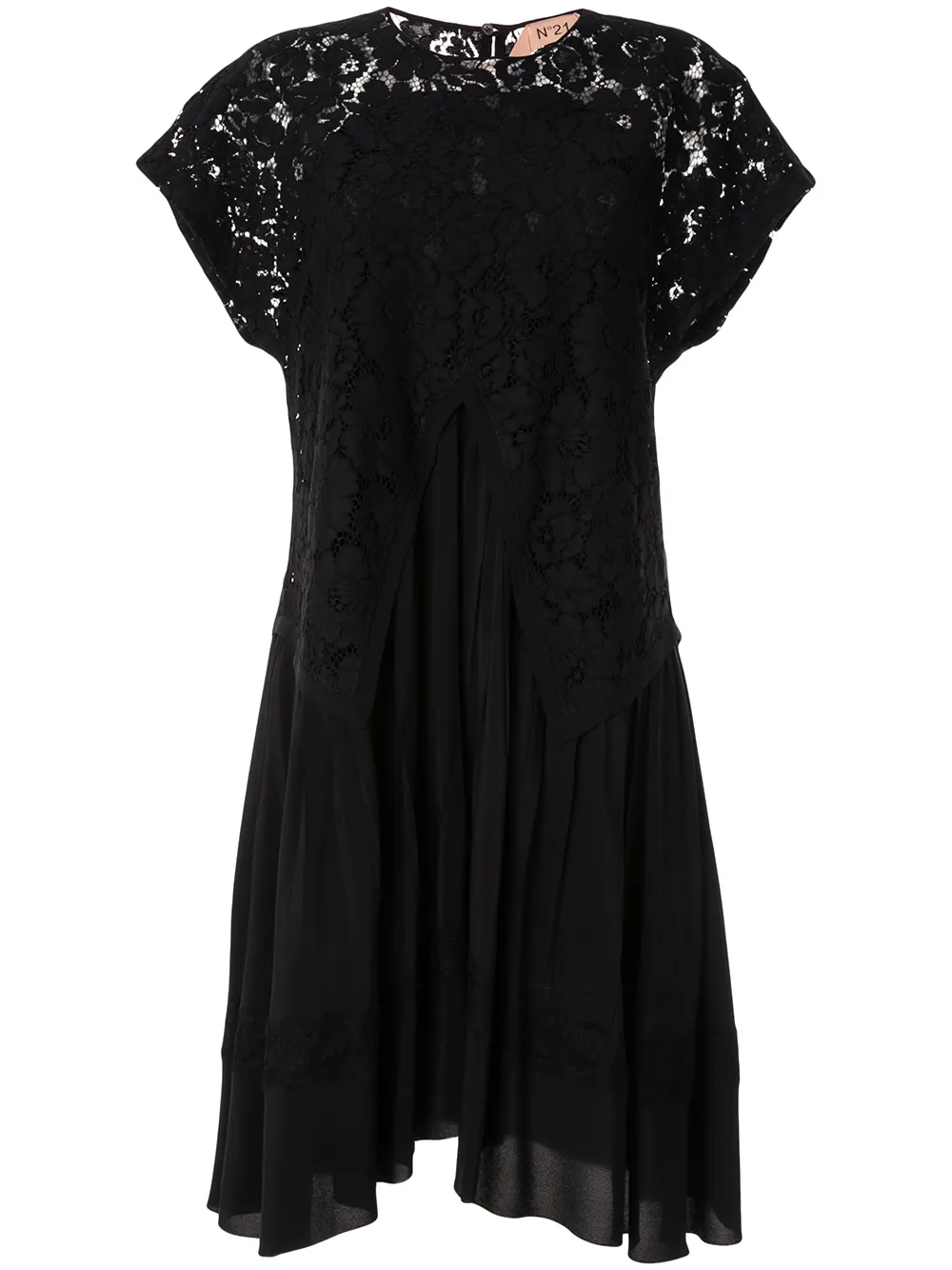 Shop Nº21 lace overlay dress with Express Delivery - FARFETCH