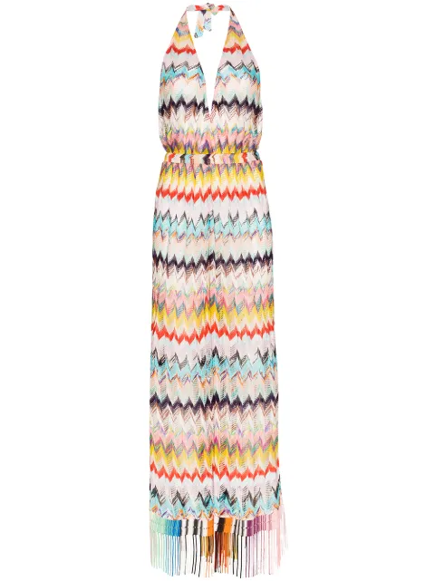 Missoni Mare جمسوت برقبة عالية وطبعة متعرّجة