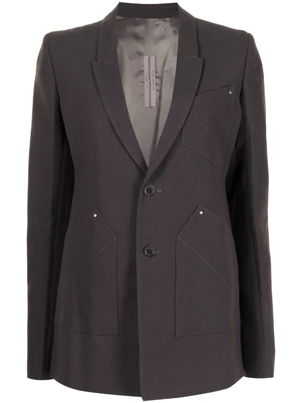 Rick owens blazer womens clearance