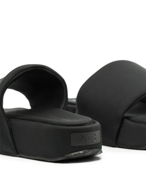 Shop Y-3 Comfylette sandals with 