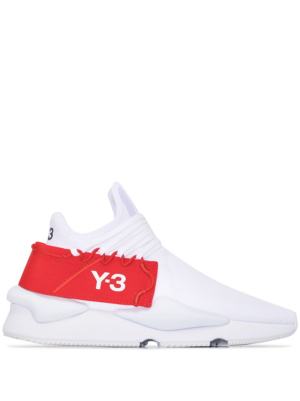 фото Y-3 white kaiwa knit sneakers