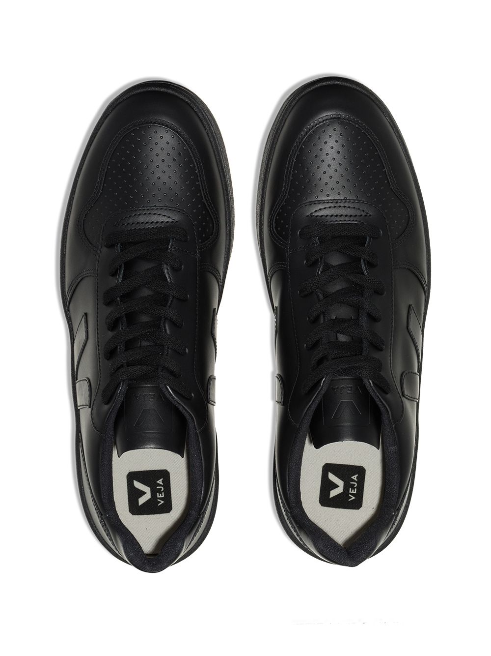 фото Veja black v-10 leather sneakers