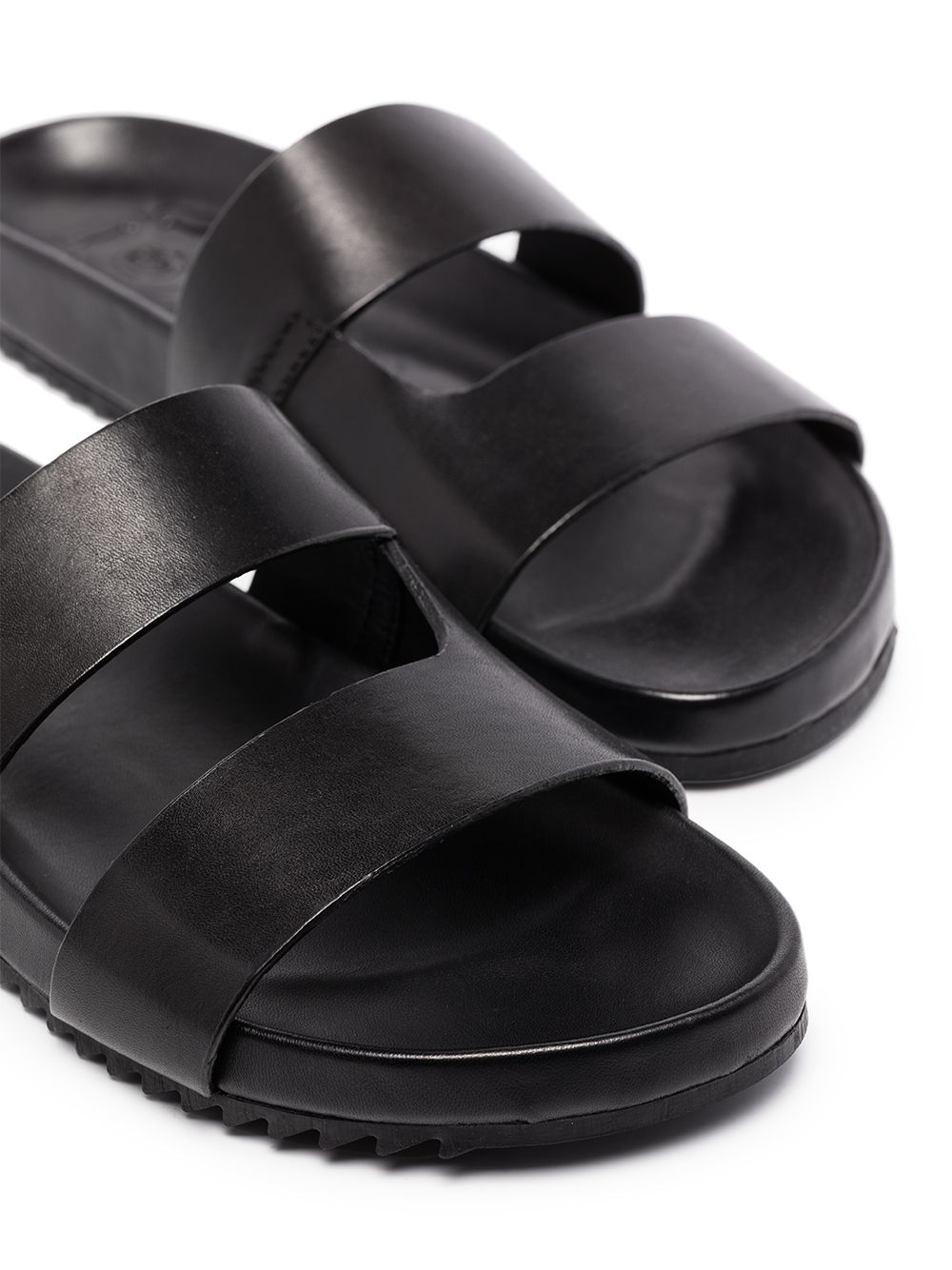 фото Grenson black chadwick leather sandals