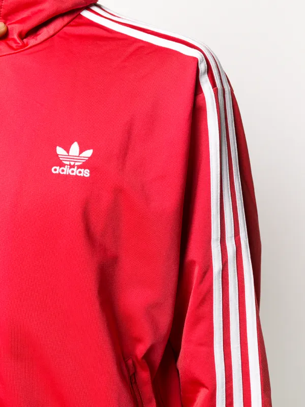 adidas sst track top red